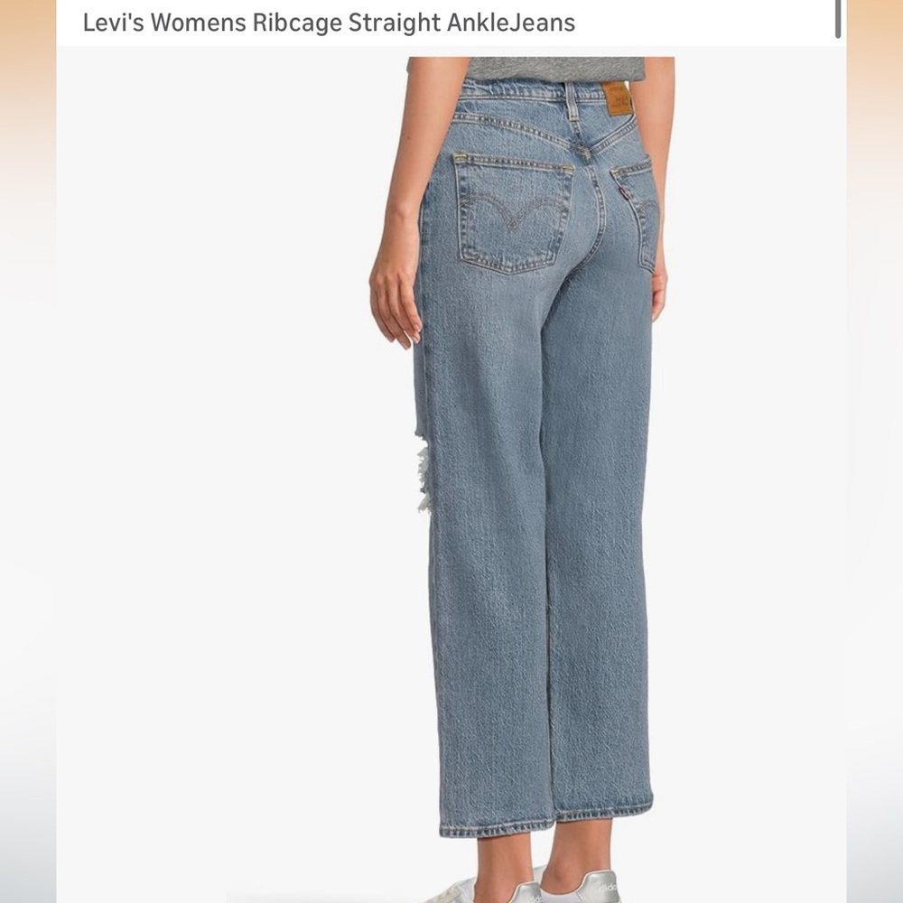 NWT Levi's Womens Ribcage Straight AnkleJeans (27 x 27) - Picture 5 of 6